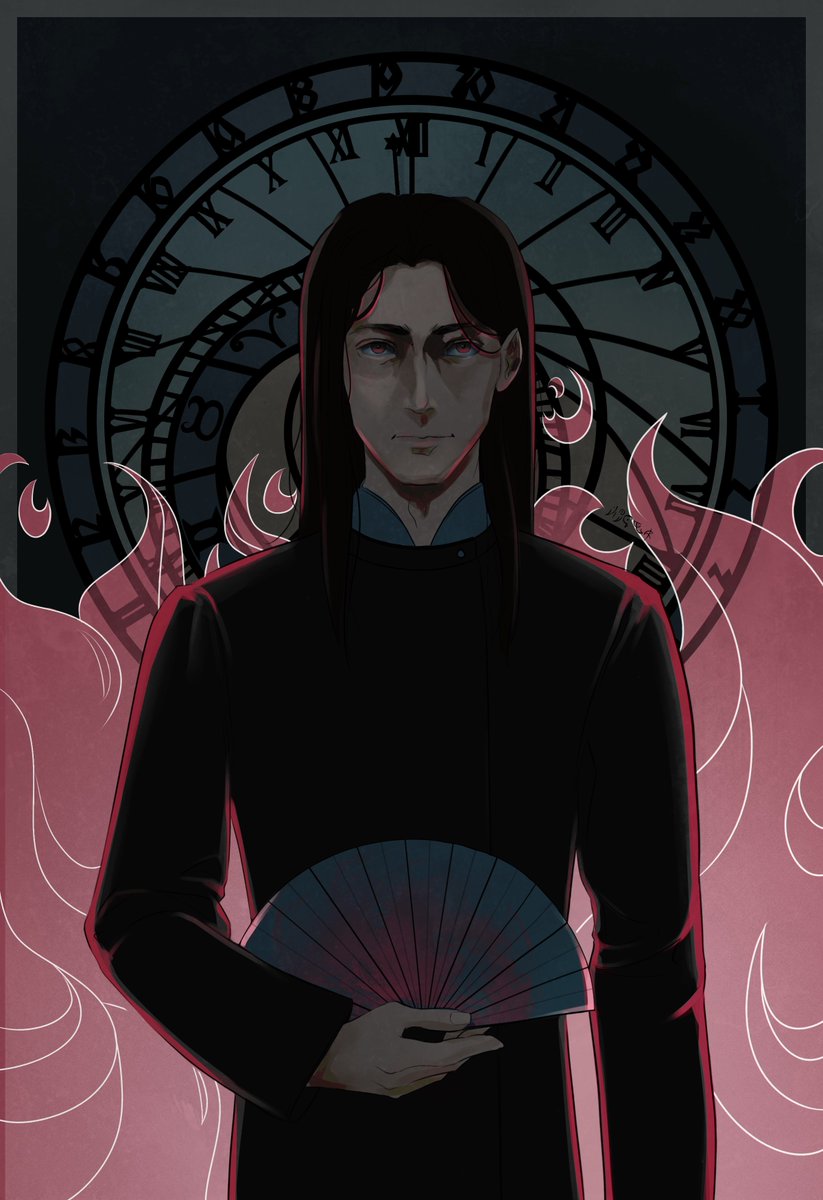 Nickt_Less's tweet image. Flatcolor art.

#dark #darkart #art #digitalart #darkfantasy #darkfantasyart  #fire #clock #gotic #goticart  #digitalart #illustration  #darkillustration #giftart #gift
