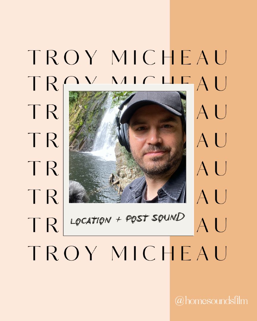 homesoundsfilm's tweet photo. Troy Micheau (@tw_micheau) is a location sound recordist and post-sound designer. He got his start recording bands and noise projects nearly 2 decades ago. He has worked for projects ranging from tier 1 television shows to features, documentaries, and commercials. https://t.co/Or8NAFxMpr
