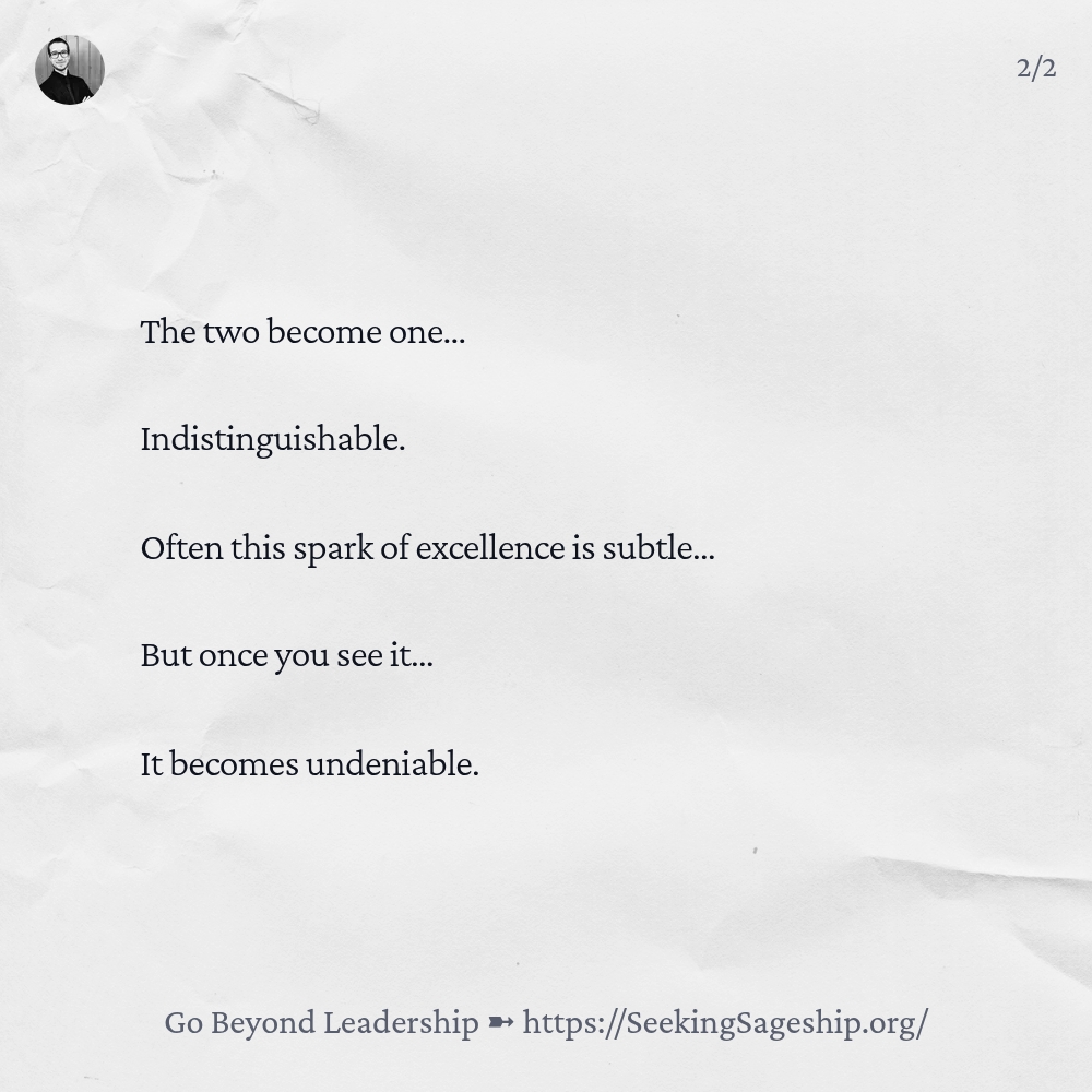 YourGuideCody's tweet image. From Yesterday's Article: The Spark Of Excellence - The Differentiator Between Good And The Best

#Goals #Success #Growth #Potential #Psychology #Sageship #Leadership #Future