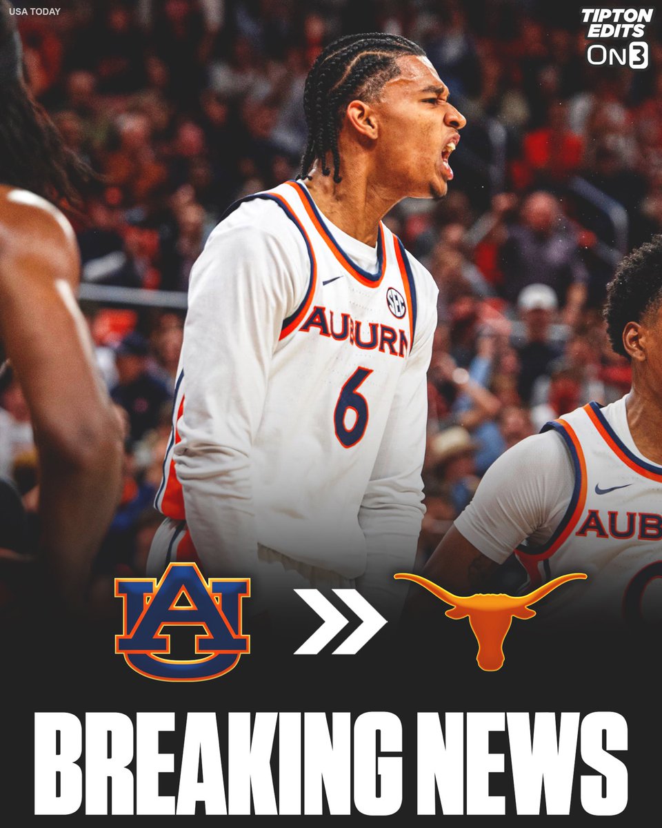 NEWS: Auburn transfer forward Elyjah Freeman has committed to Texas, sources told <a href="/On3/">On3</a>.   The 6-8 sophomore averaged 9.2 points and 5.2 rebounds per game this season. 

on3.com/college/texas-…