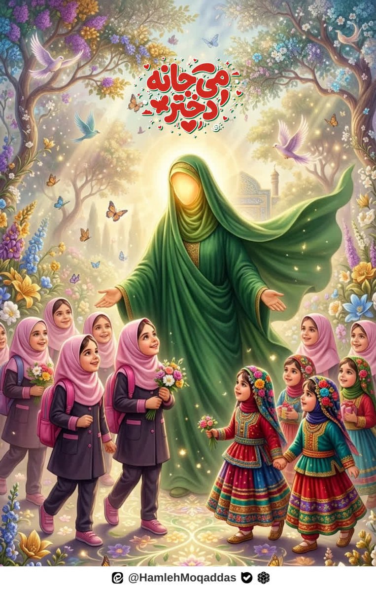با گرامی داشت روز دختر، از حضور دختران که چون #لبخند_خدا، زندگی را دلپذیر و پربرکت می‌سازند، سپاسگزار باشیم. "هر جا که زن، خود را ساخت، جامعه را ساخته است." (مقام معظم رهبری)