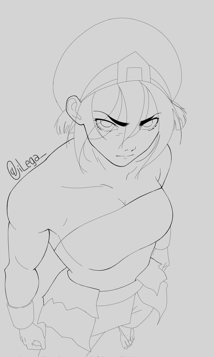 iLega_'s tweet image. Dibujo en proceso 
#atla #toph #illustration #fanart