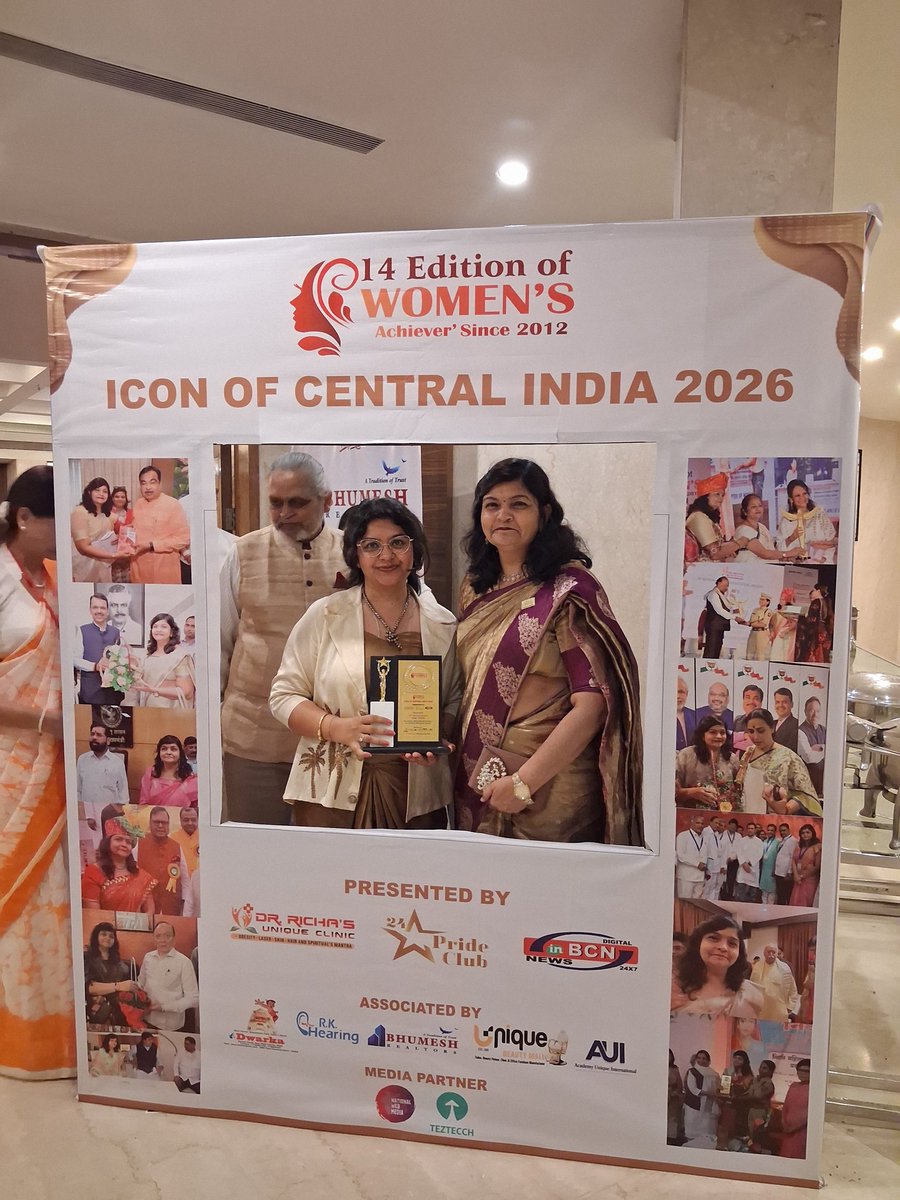 teaswini's tweet image. Honored to be recognized at Icon of Central India 2026 ✨
Proud to contribute as an Associated Sponsor through media coverage, digital support &amp;amp; interviews.
At Teztecch, we believe in creating visibility that truly matters!
#Recognition @teztecch #Branding #DigitalMedia
