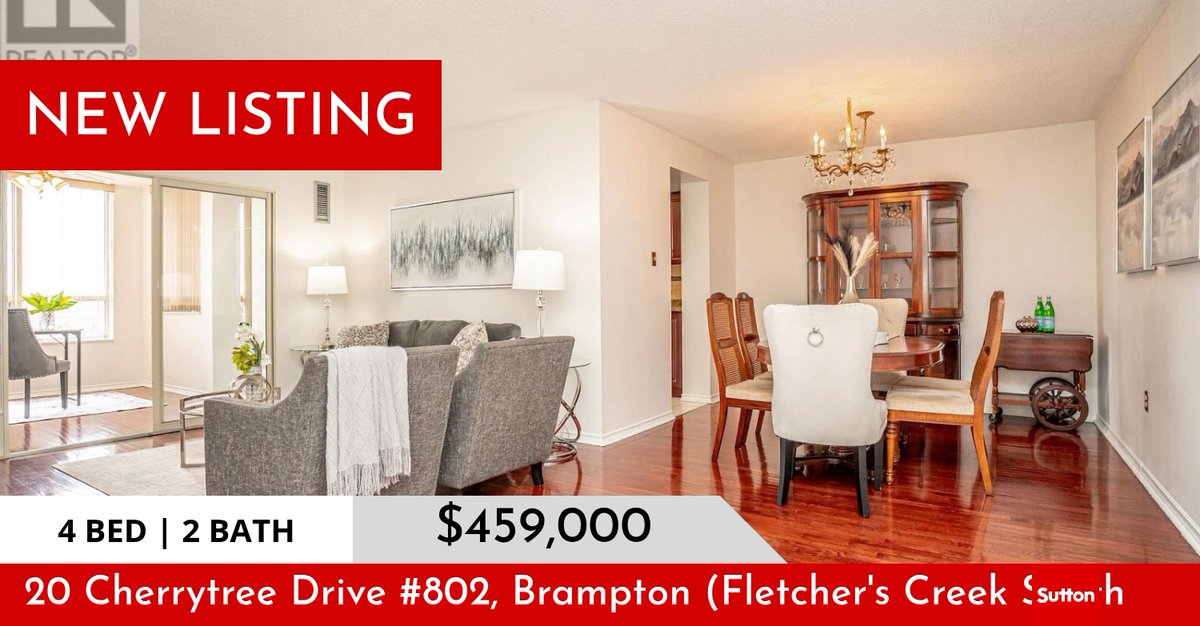 SuttonRealtor's tweet photo. If you're looking for a 4 bedroom home in Brampton (Fletcher's Creek South, this new listing could be the one! Click for more pictures and information. Show someone who might be interested or call us at 905-896-3333!

Thinking of... https://t.co/RMvJb0VIcN https://t.co/sXpwBTOgD8