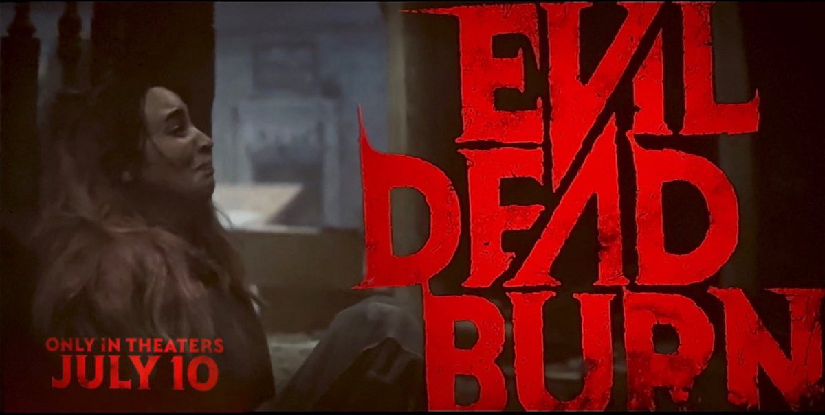 The Evil Dead Burn teaser In theaters gave people orgasms. One attendee stated:

“my pants were wet and I made sounds. I didn’t know a movie can do that to people”