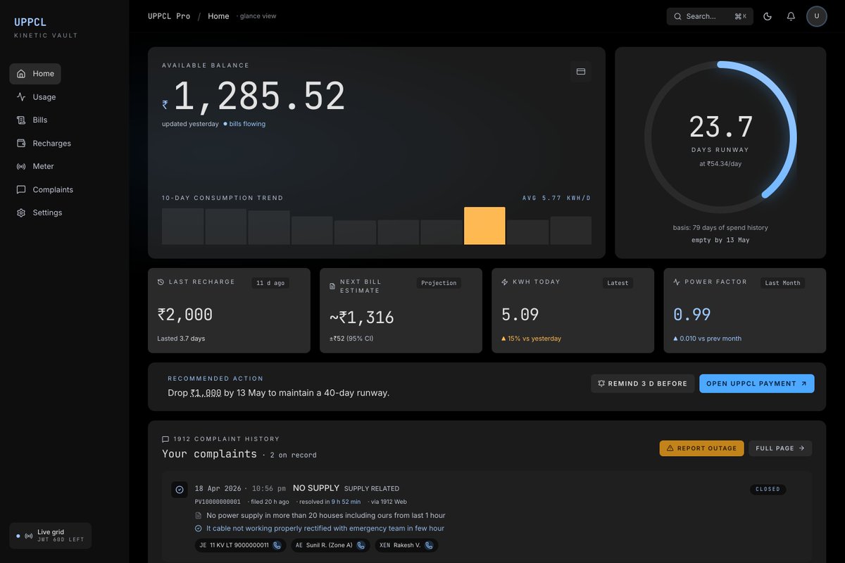 Harshitc007's tweet photo. Since morning, I was playing with @stitchbygoogle.
Typed one prompt → got a gorgeous Material-3 dashboard back in 30 seconds.
https://t.co/Ii3QKUDGQy
Half-joking thought hit: what if I just… replaced the frontend?
Only problem: I don't have the backend data.🧐 https://t.co/Yv0fhN7Mj9