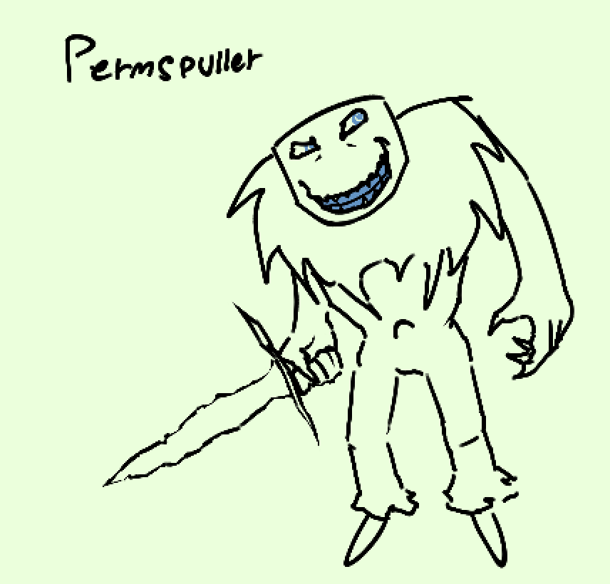 Ferrosive's tweet image. Permspuller, the opposite of @C0llabkidd 
Permsuer