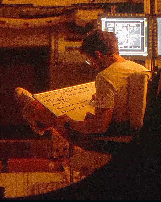 the way ryland grace sits