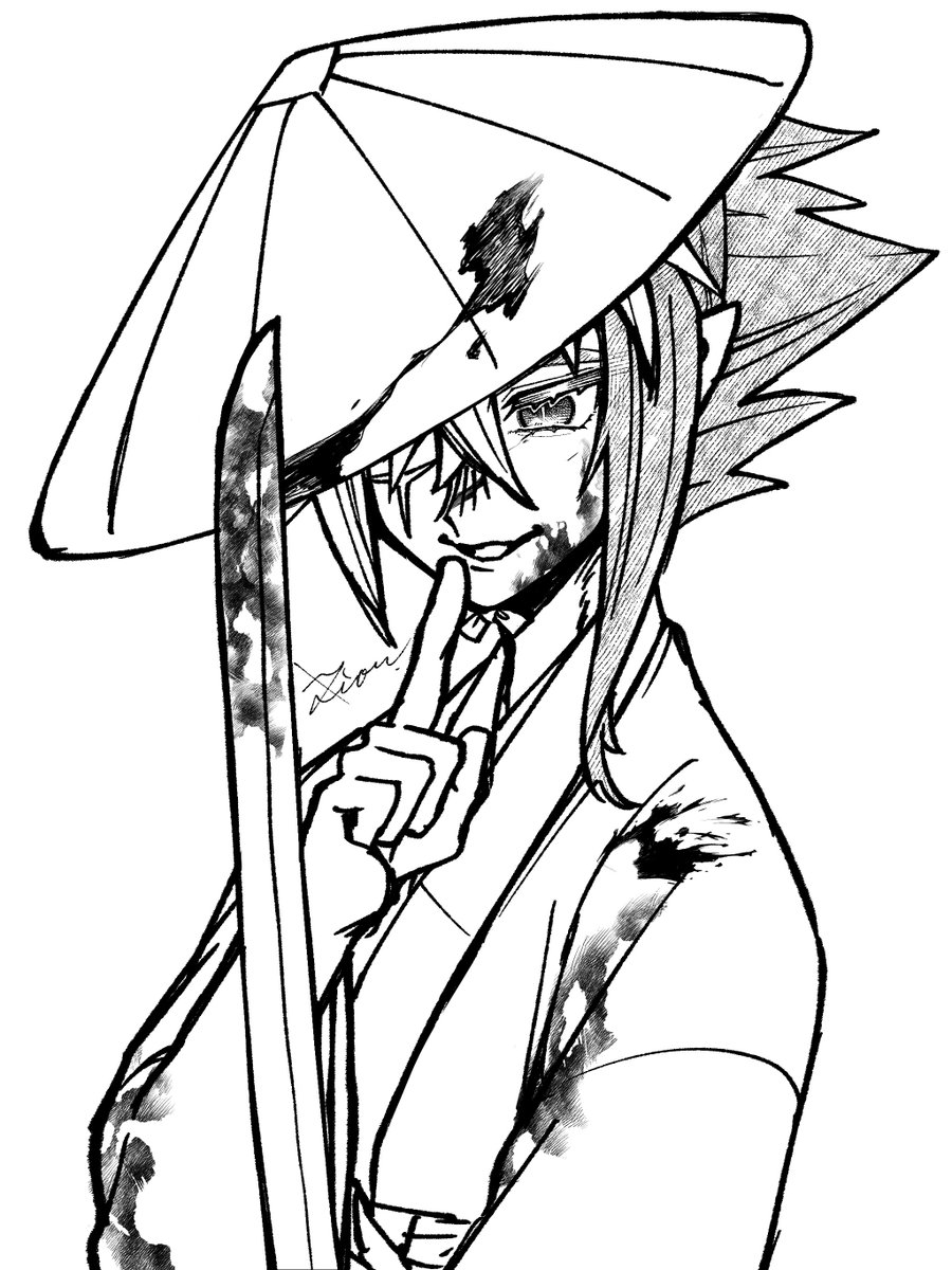 あまおとさんの和パロⅣさんを練習したくて描くなどし