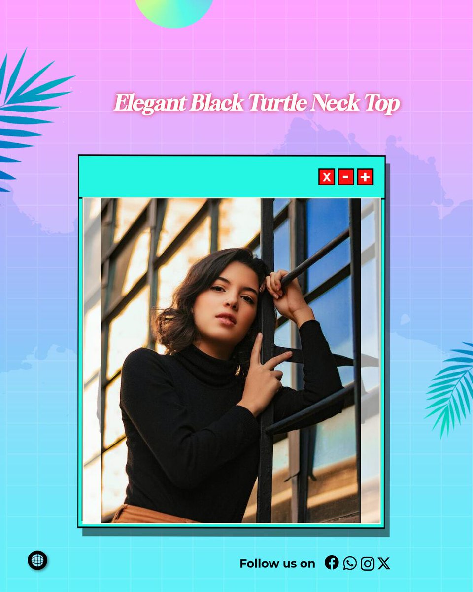 PratyushKu86249's tweet image. Elevate your style with the Elegant Black Turtle Neck Top for just $999.99. Experience luxury and timeless fashion—perfect for any occasion. #LuxuryFashion #StyleEssentials

Shop Now outfy-store-d30.myshopify.com/products/elega…