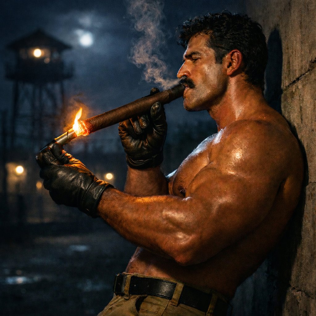 DirkKojak's tweet image. "El Custodio"
#gay #muscle #cigar #machomen #alpha #smokingfetish