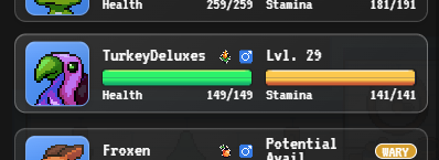 jcm1470624's tweet image. First monster i've grinded to almost lvl. 30. Aiming for T3 next LETS GOO!!! 

Thinking whether i should get Poolio or Ombrylume, poolio is most recommended cause it got T3 but meh i'll just get them all.  #SpellborneCreate @spellborne