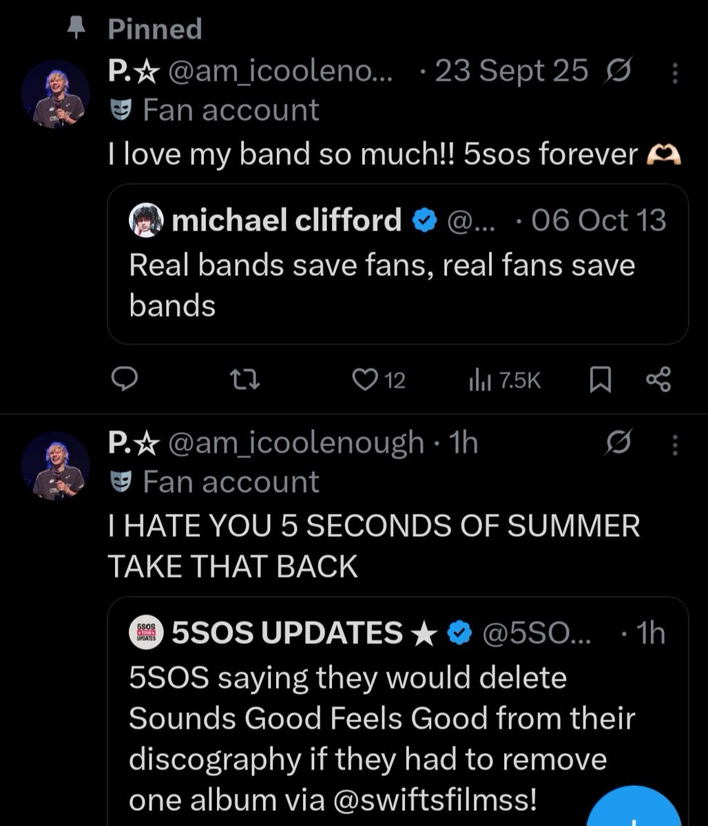 Duality of being a 5SOS fan