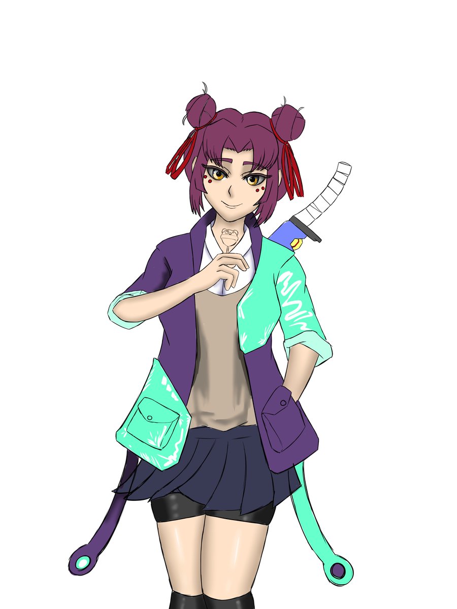 Forfke's tweet photo. I did a remake of one of my oldest digital drawings. What was younger me doing?😭 https://t.co/xWONLK4Dc2
