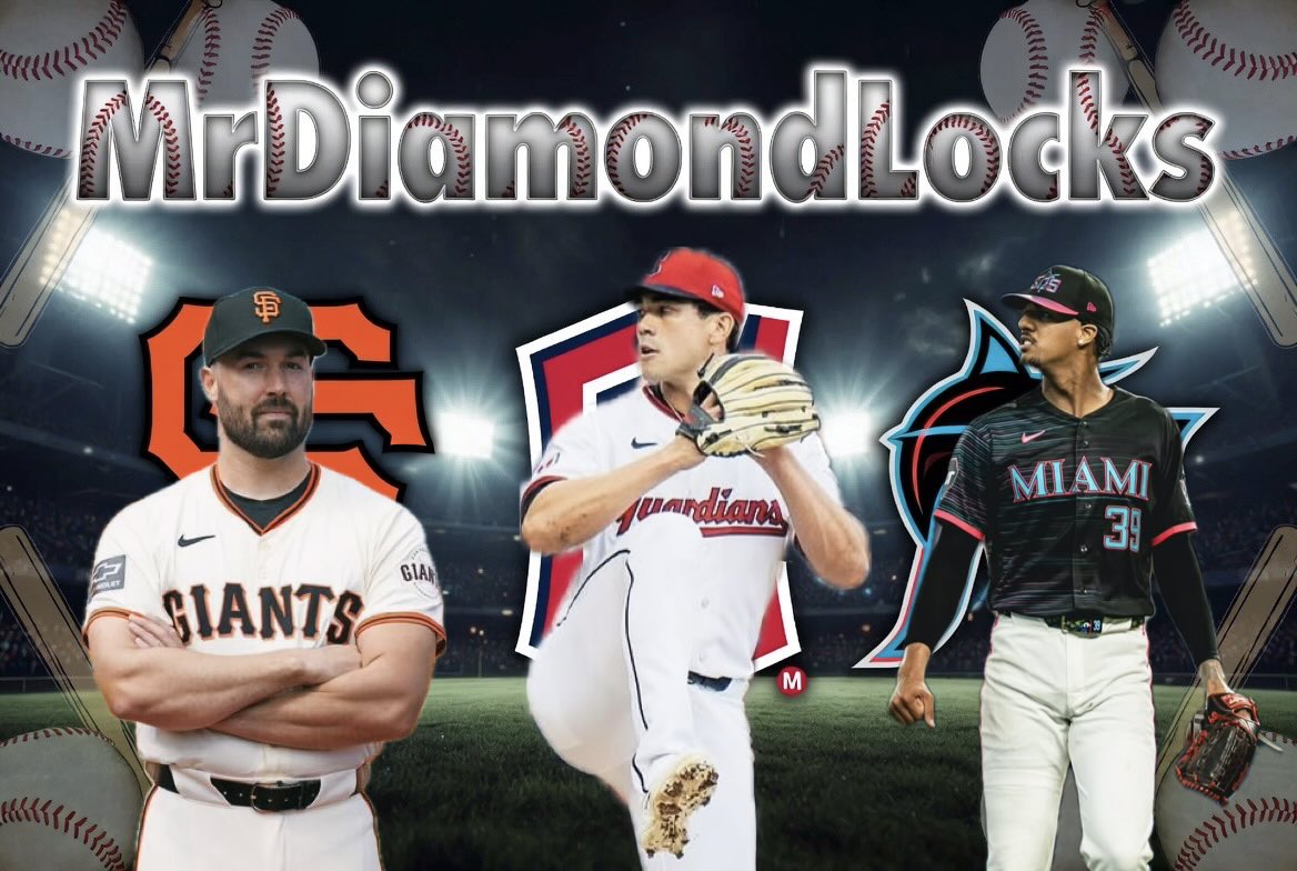 MrDiamondlocks's tweet photo. 🚨Strikeout Props for TODAY ⚾💎
Robbie Ray (SF) OVER 5.5 Ks
Eury Perez (MIA) UNDER 6.5 Ks
Joey Cantillo (CLE) OVER 6.5 Ks
These three are straight FIRE. Let’s get paid! Who’s riding? 🔥 #DiamondLocks #MLB https://t.co/Y2T4Wxz5Dp