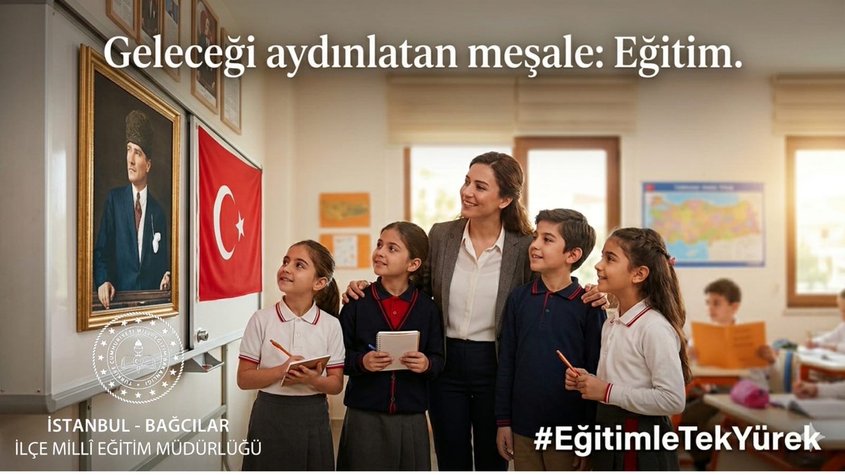 BagcilarMem's tweet photo. Eğitim, bir harf ile başlayıp bir ömre yön veren hikâyeyi yazmaktır.

#EğitimleTekYürek https://t.co/Zp5vQY4CUb