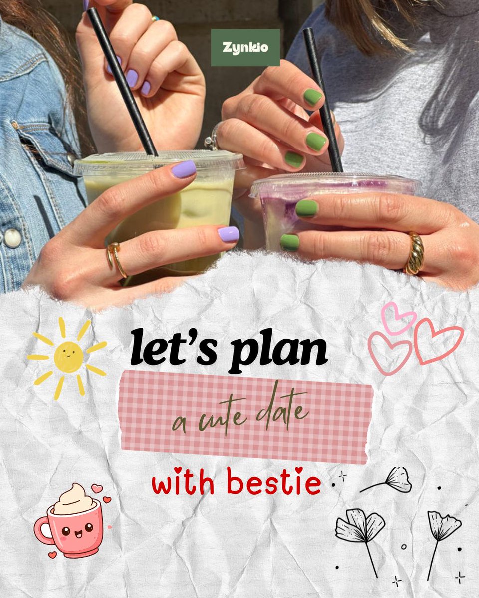 Zynkioofficial's tweet image. Want a cute date with your bestie plan it with Zynkio.. ❤
#Zynkio #besties #cute #date #salon