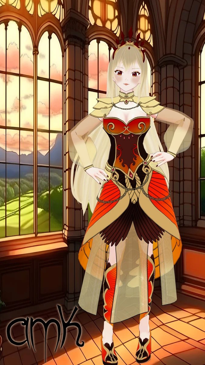 KiramareDesign's tweet image. These two sisters are just fire!
Or cool?
Both actually!

Glacielle and Pyrielle are also available on BOOTH!

hub.vroid.com/characters/643…

#VRoid #VRoidStudio #VR #VRM #VTuber #VRChat #Anime #Game #BOOTH