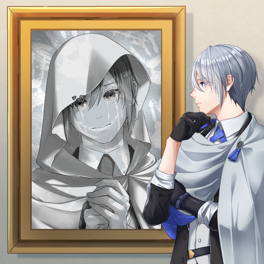 tikokuma1600's tweet photo. 【iPhone用※ホラー注意】
審��者「仲良い先輩が絵をくれた」
長義「早めに縁を切ることをオススメするよ」
審神者「………え？」

タップしてね！ https://t.co/TYbXdhcqNO