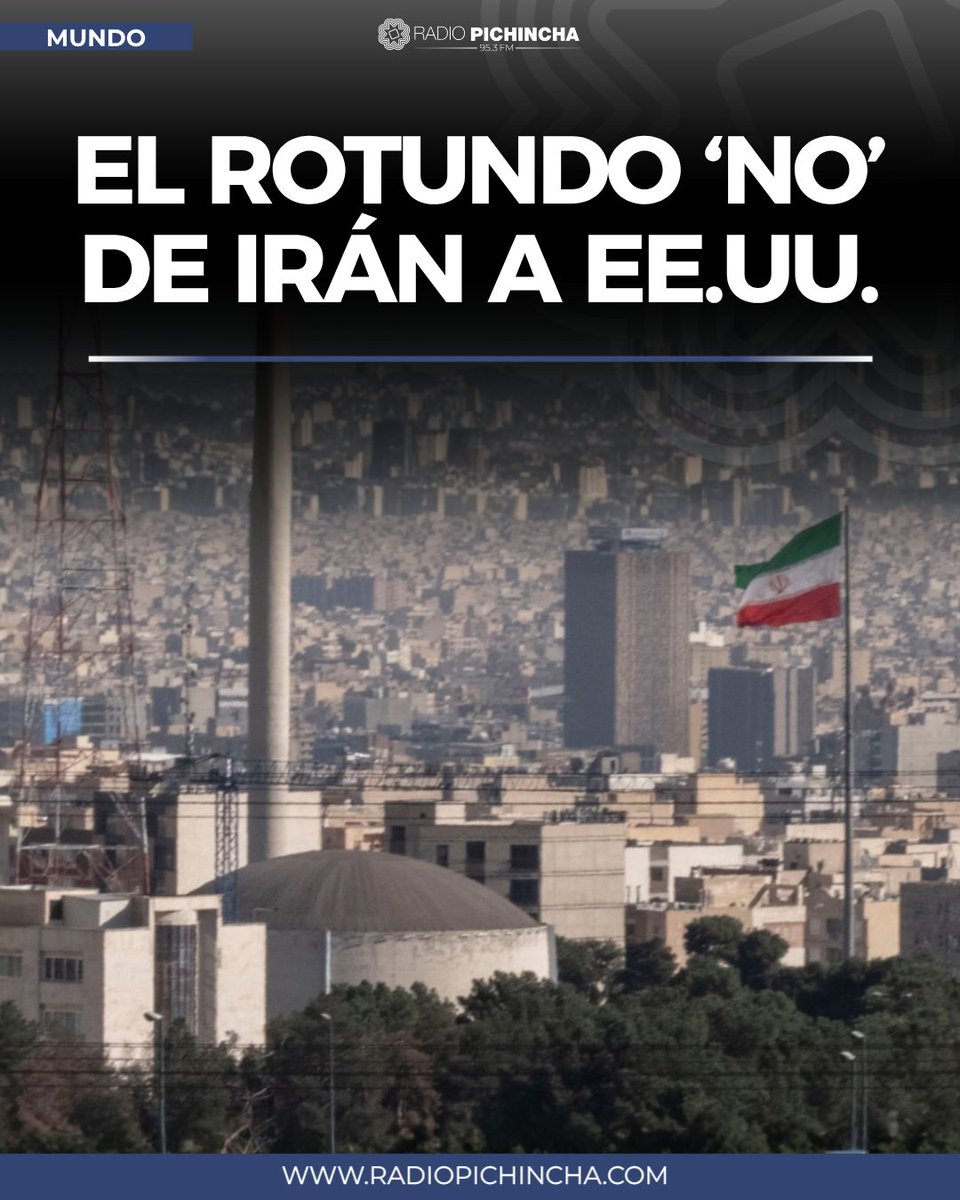 radio_pichincha's tweet image. 🌎#Mundo | Desde Teherán rechazan las exigencias maximalistas de Washington.
#LaRadioDeLasNoticias
Los detalles⤵️
radiopichincha.com/iran-estados-u…