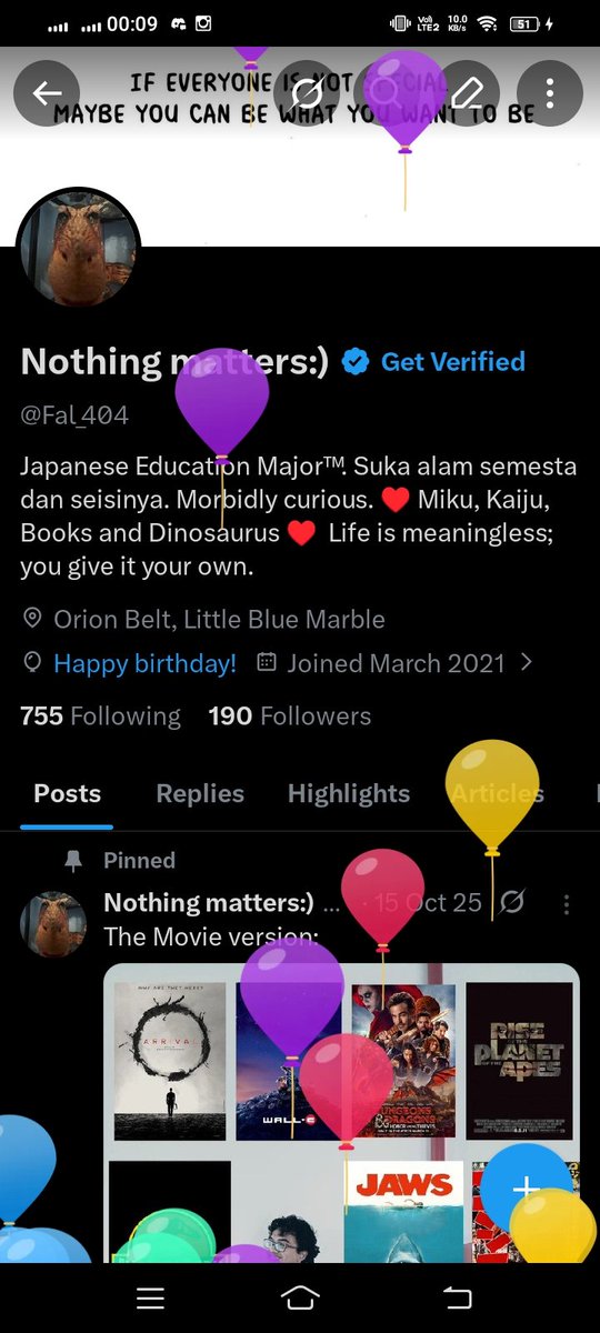 Nothing matters:) tweet media