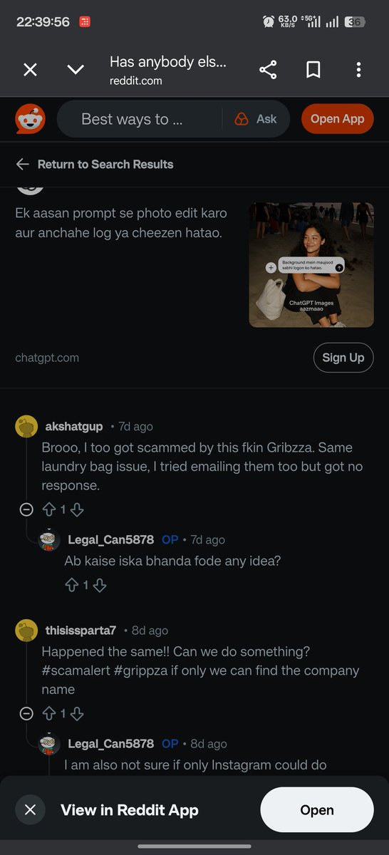 jatin_s19's tweet image. 🚨 SCAM ALERT 🚨
Users report fraud by Gripzza ⚠️
Order placed ❌
No delivery ❌
No tracking ❌
No support ❌
Even after Shiprocket confirmation, no product delivered.
Avoid #Gripzza ❌
#ScamAlert