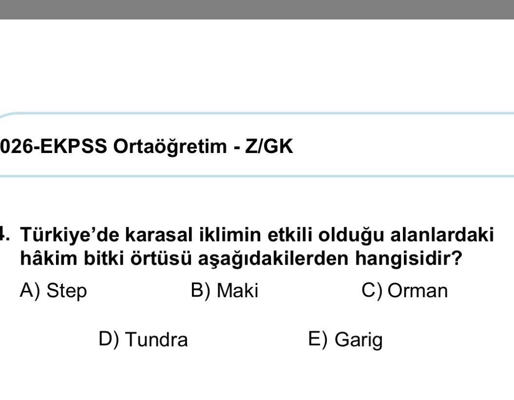 tarihikpss's tweet image. Bugün ekpss de çıktı ! 
#kpss #ags #coğrafya
