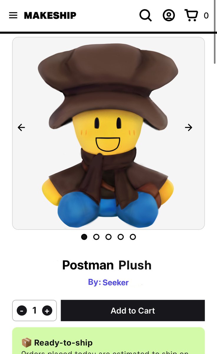 Sanpor2525's tweet image. If Postman actually got a plush
#anostalgichangoutgame #postman #art
