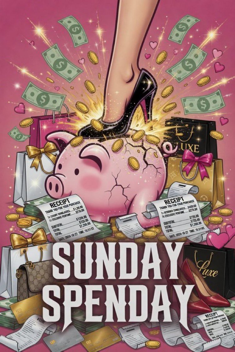 Stevevud's tweet image. 💸💖 SUNDAY SPENDAY 💖💸

👑 Dommes:
Quote RT or reply to this post
With your tribute details.

💳 Subs:
– Browse the Quote RTs &amp;amp; replies
– Choose a Domme
– Spend properly 💸
– Repeat 🔁

#pay #cashapp #sugardaddy #sugarbaby

Weekends are for spending. 🔽