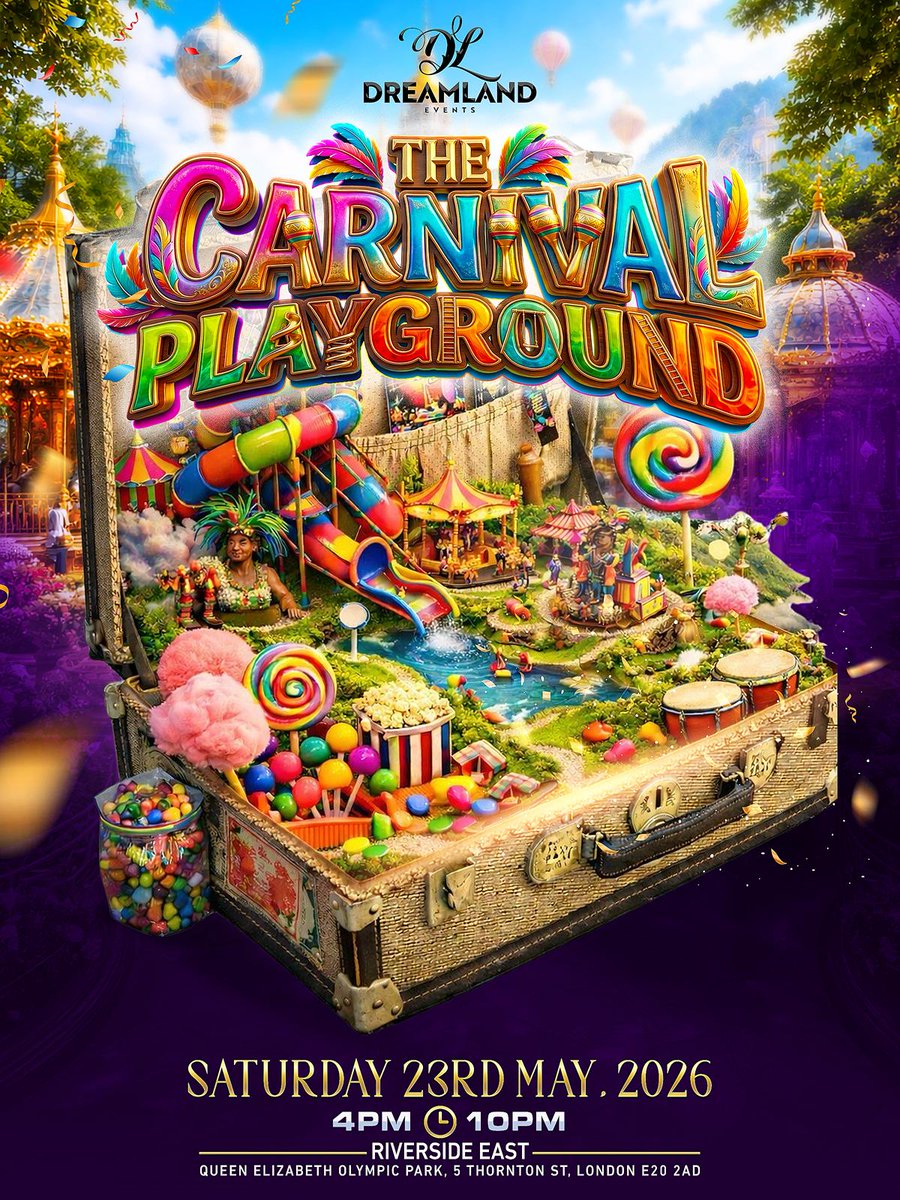 PhxraohMindsxt's tweet photo. Welcome to The Carnival Playground - the ultimate summer warm up 💃🏽☀️

TICKETS DROP TOMORROW AT 7PM‼️@DreamLandEvnts https://t.co/kiglJCUz9H