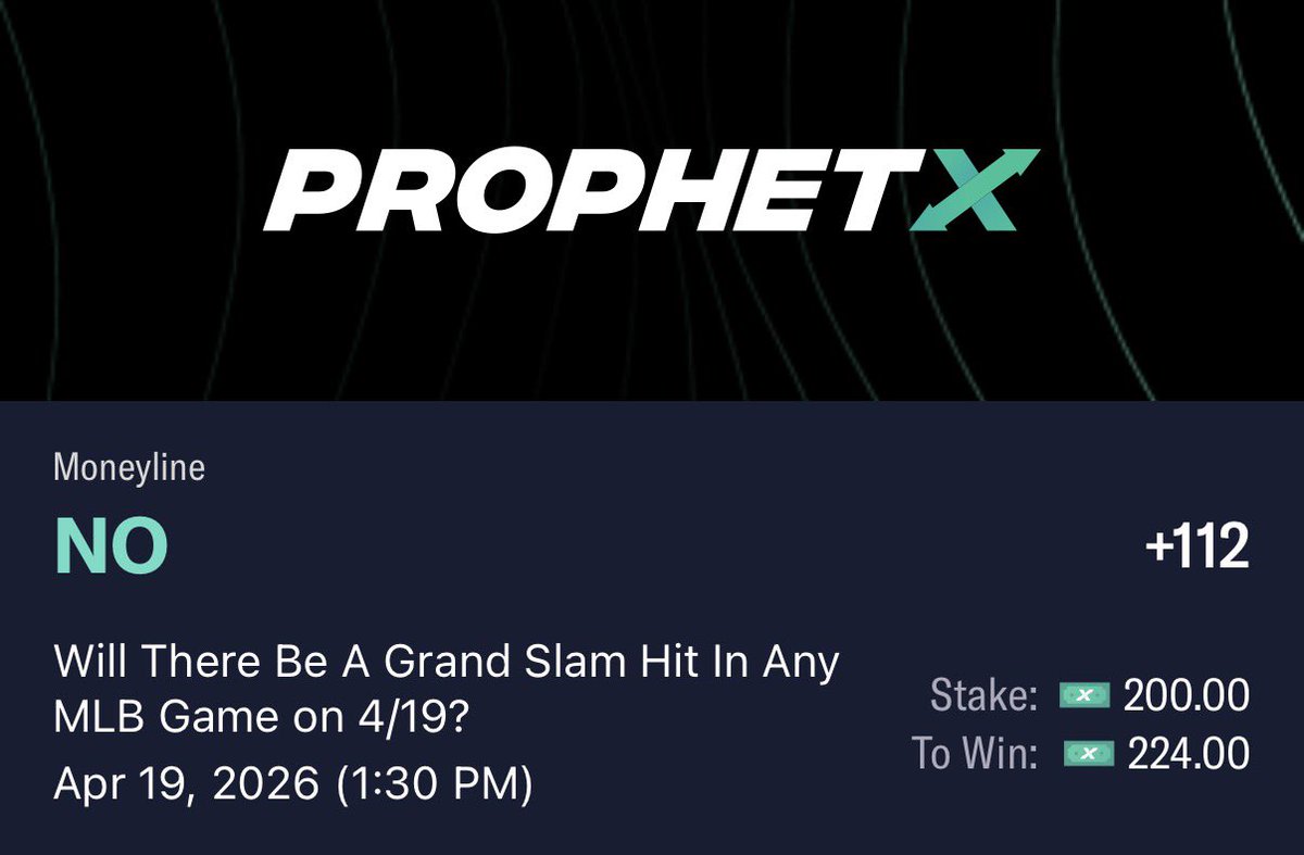 Plus price on no grand slam? Someone call up my wife and tell her we’re having filet tonight.
