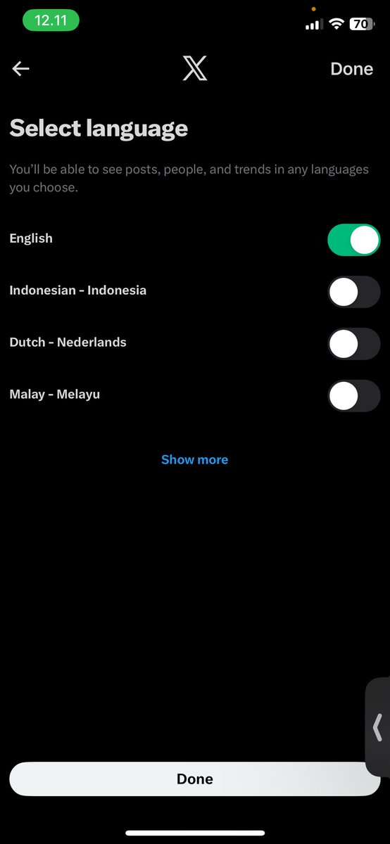 cacaramel_'s tweet photo. Kocak bngt pantesan aja kok twitter gue isinya konten basa inggris trus even yg content creator indo pun pake inggris bjirr trnyt grgr settingan bahasa😭 https://t.co/cFzQTSuM9r