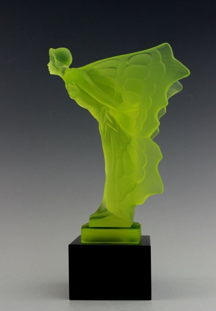 HerodotusWave's tweet image. The Bohemian Art Deco "Flying Lady" car mascot, originally designed by H. Hoffmann around 1930.