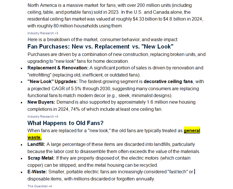 hiwistler's tweet image. #Environment   #Fans  #Pollution  
Life Cycle of Fans
Imagine environment impact of other electronic / electrical items that are discarded in the same way!