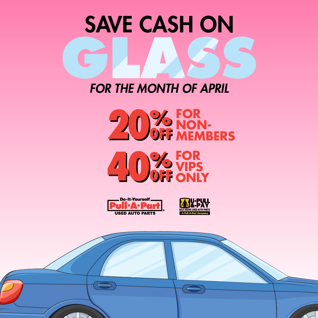 Our glass sale is still going strong! 40% off for VIP Members, 20% off for everyone else!