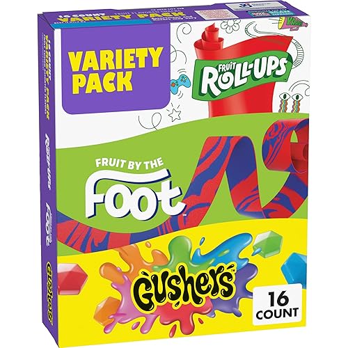 I just received Fruit Roll-Ups, Fruit by the Foot and Gushers Fruit Flavored Snacks Variety Pack, Gluten Free, 16 Pouches, 10.2 oz from Shnooperton99 via Throne. Thank you! throne.com/moonquartzx #Wishlist #throne