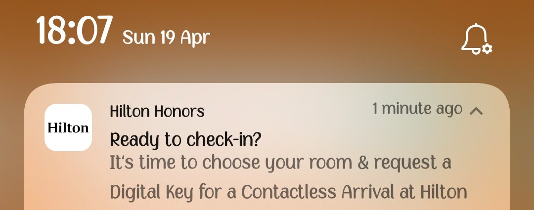 LevelUpDevices's tweet photo. @HiltonHotels probably the most pointless notification I got today https://t.co/FGgEcei4Rt