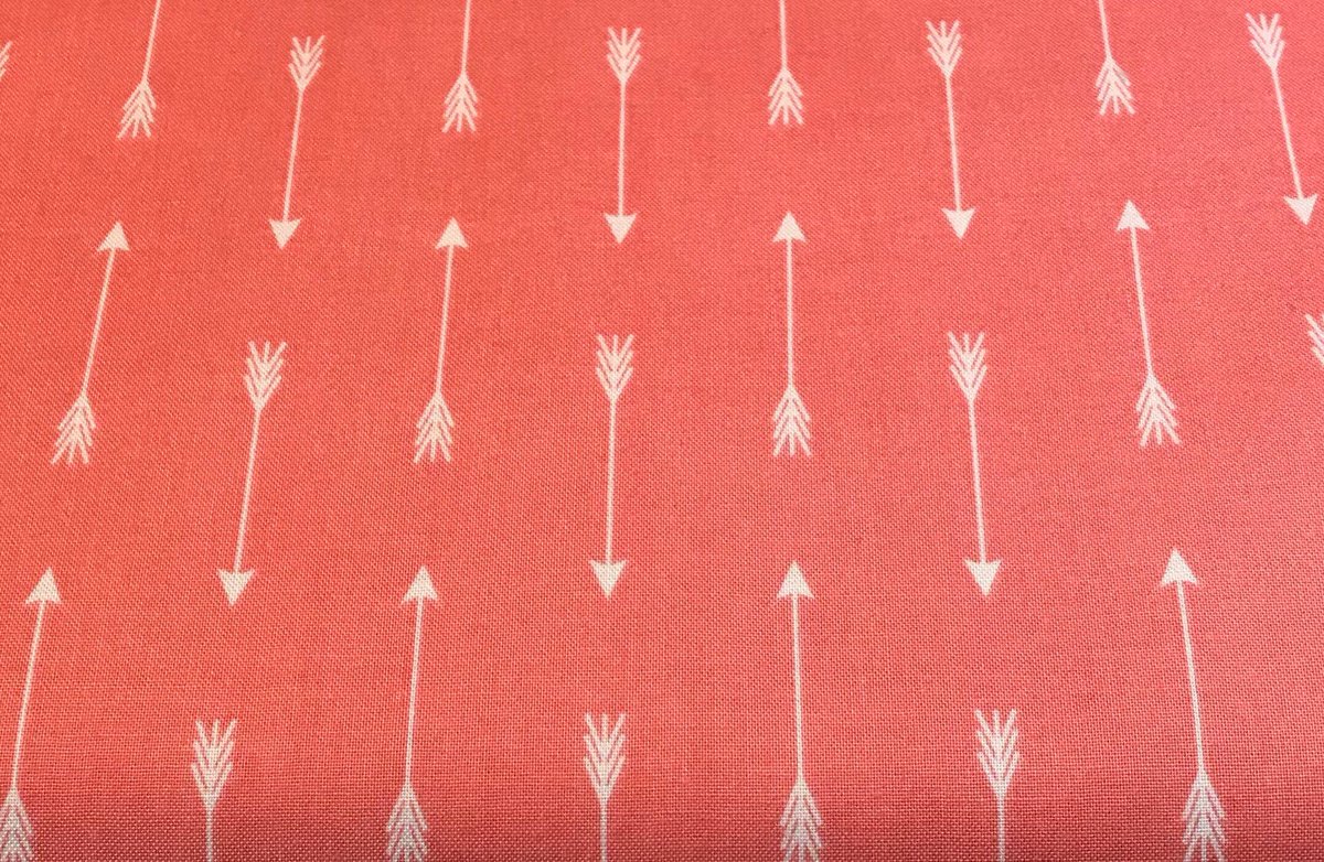 angelhw1956's tweet image. Riley Blake Designs - By Popular Demand - Arrows - Coral and White tuppu.net/e33ce9e7 #TeaTimeQuiltsnMore #Etsy #Crafting