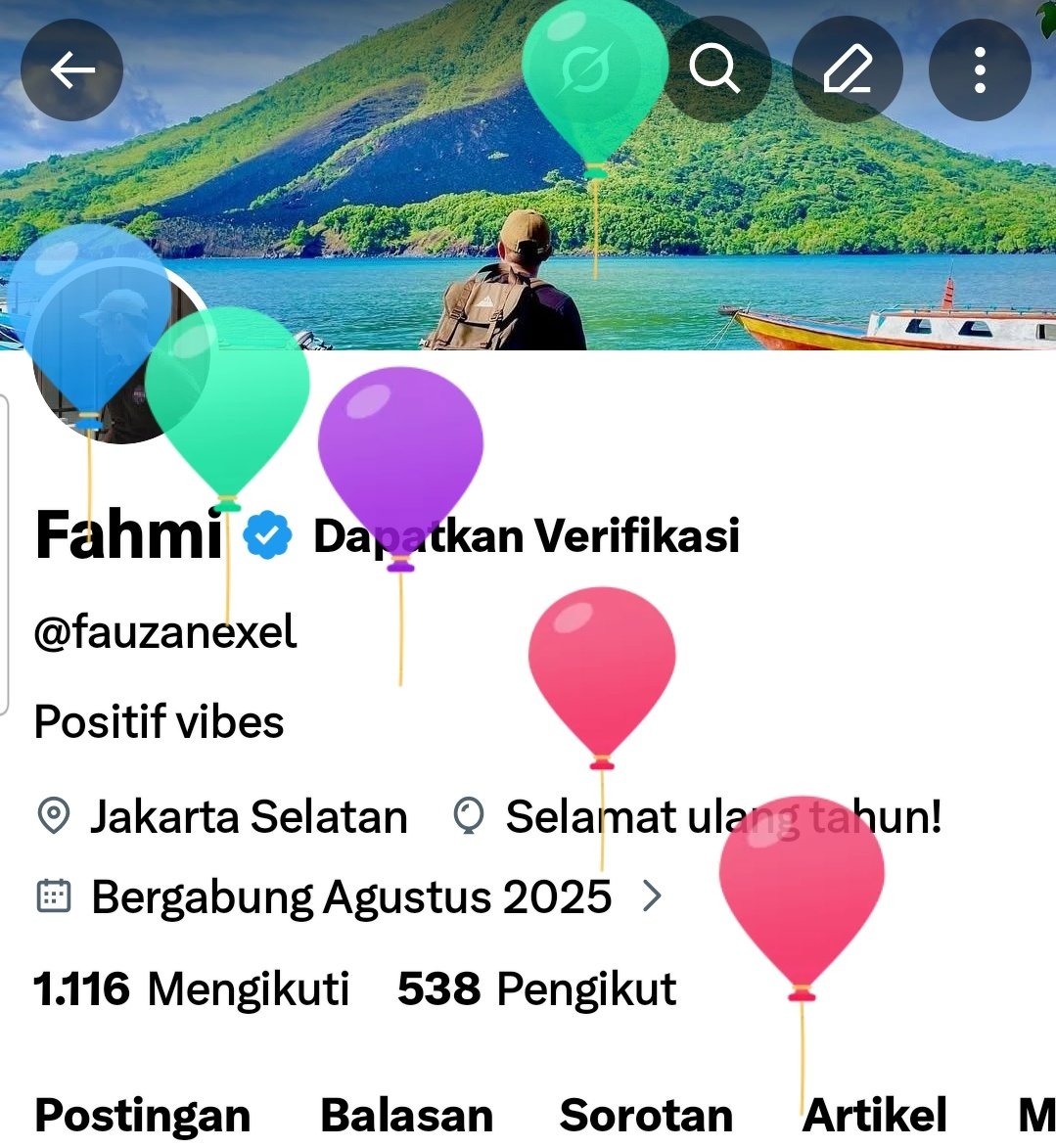 Hari ini aku ulang tahun. Lagi di perantauan, jauh dari keluarga dan teman. Kalau ada yang baca ini, boleh dong kasih ucapan aku lagi pengen ngerasain hangatnya perhatian walau dari jauh. 🎂