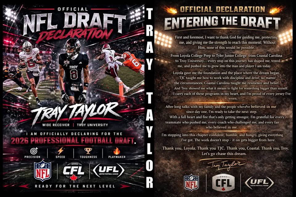 BrownSuga_85's tweet photo. @NFL @NFLDraft @NFLNetwork
@ESPNNFL @247Sports @On3Sports
@JUCOFFrenzy @TroyTrojansFB
@CoastalFootball @TJCFOOTBALL
@LCPFlyers https://t.co/isW7l9weY5