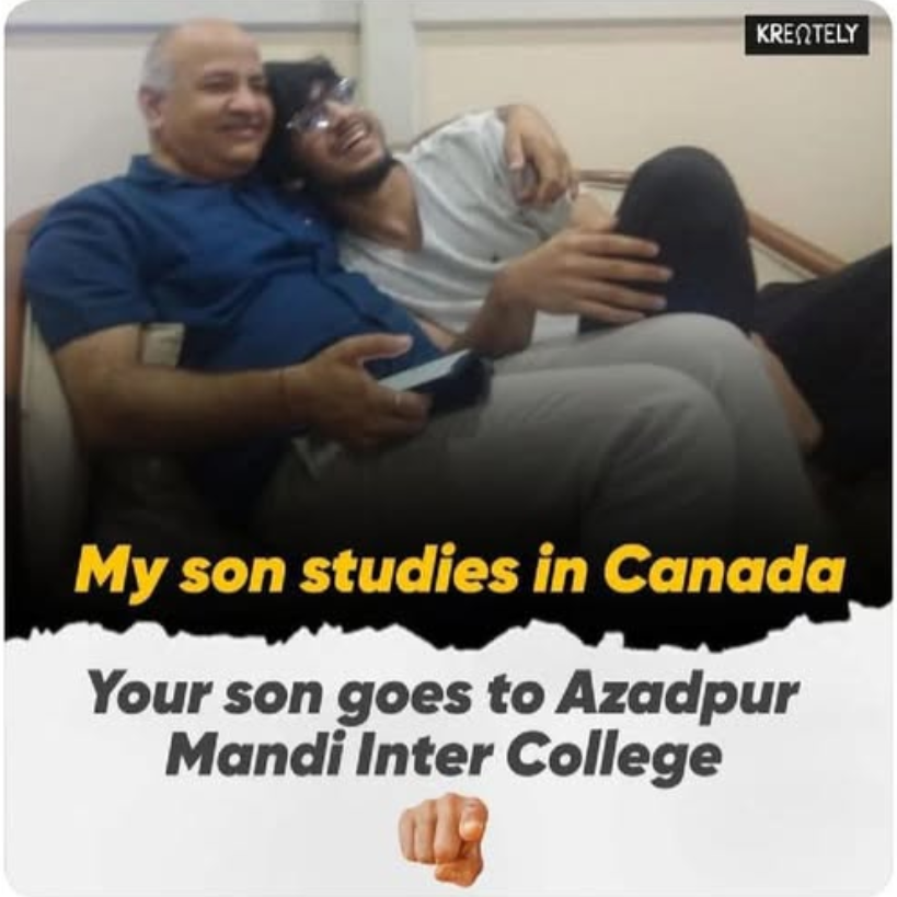 noconversion's tweet photo. Delhi Education Model .. @msisodia  was touted as Education minister ... but his own went to Canada to get a degree in "Arts" from a Garage based university ..another Khalistani connection ? https://t.co/yGQ3E1PGW4