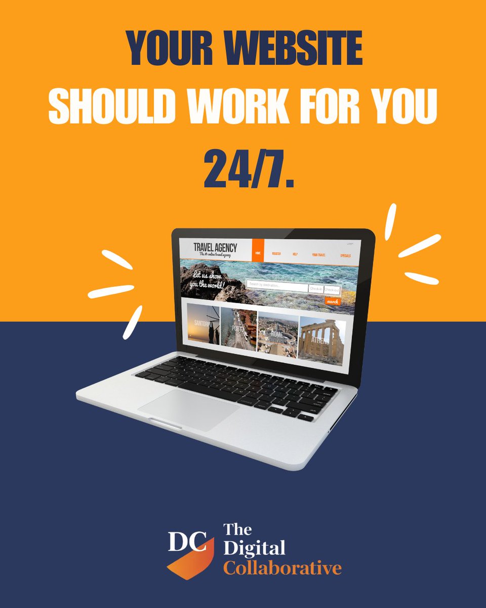 Digital_Collab's tweet image. Your website should WORK for you 24/7 💻✨
 If it’s not generating leads, it’s time for a glow-up.
 📞 877-224-0478
 #WebDesign #LeadGeneration #OnlineBusiness