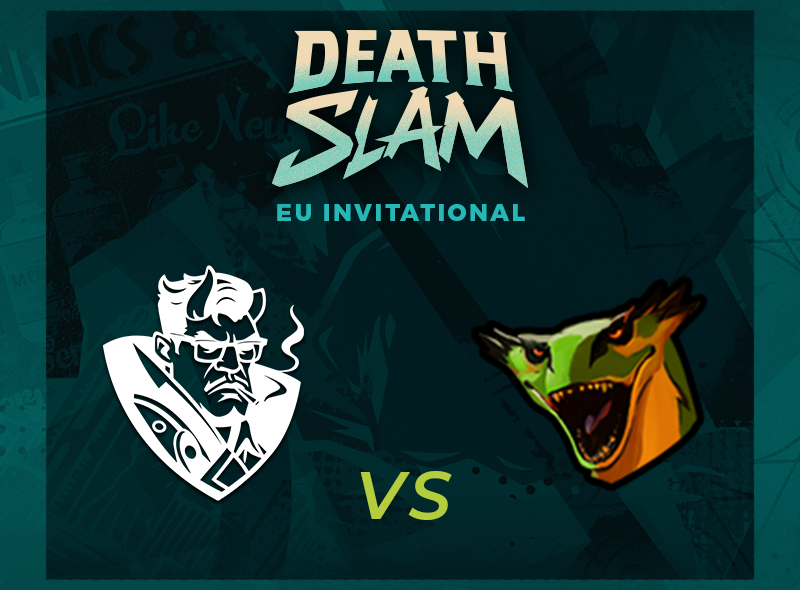 DeathSlamEvents's tweet photo. We're in the middle of grand finals, Bo5 with one game claimed by Leviathan and Abrahams each. Game three already a close struggle! https://t.co/hGlUUJ5Jlk