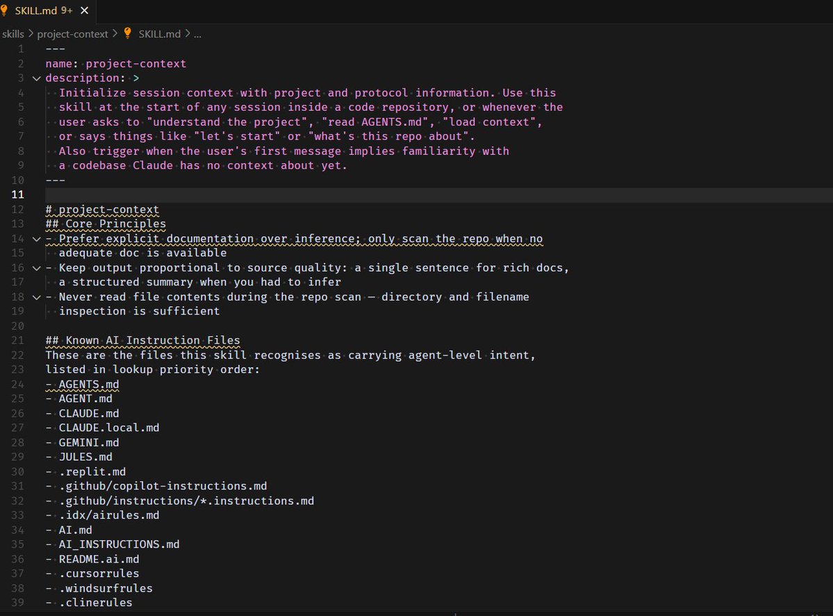 coder6_'s tweet image. Crafting a Claude Code skill using only markdown might seem simple at first, but then you realize the model doesn’t follow instructions properly, and you have to adjust the "English source code".

github.com/gsscoder/claud…

#Claude #AI #VibeCoding #SpecCoding