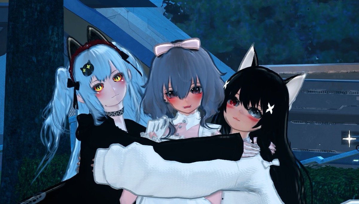 4Sh_Akma's tweet photo. 4ブロックで反応してくれる！
+チームメンバーと一緒に！
二人ともとても可愛い☺️

#PSO2NGS #PSO2NGS_SS︎ https://t.co/HF2qk4fRNW