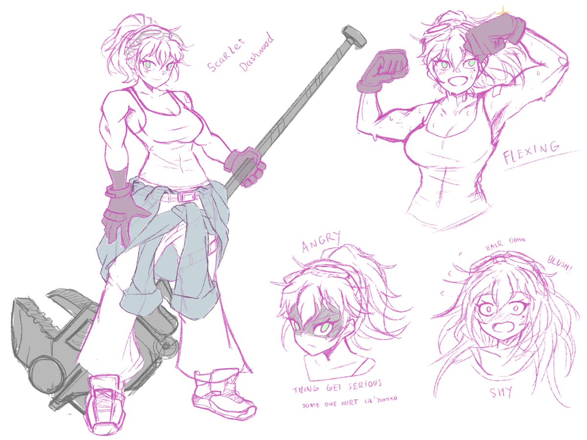 Scarlet from brawlhalla WIP*
i will try to improve my art now
#brawlhalla