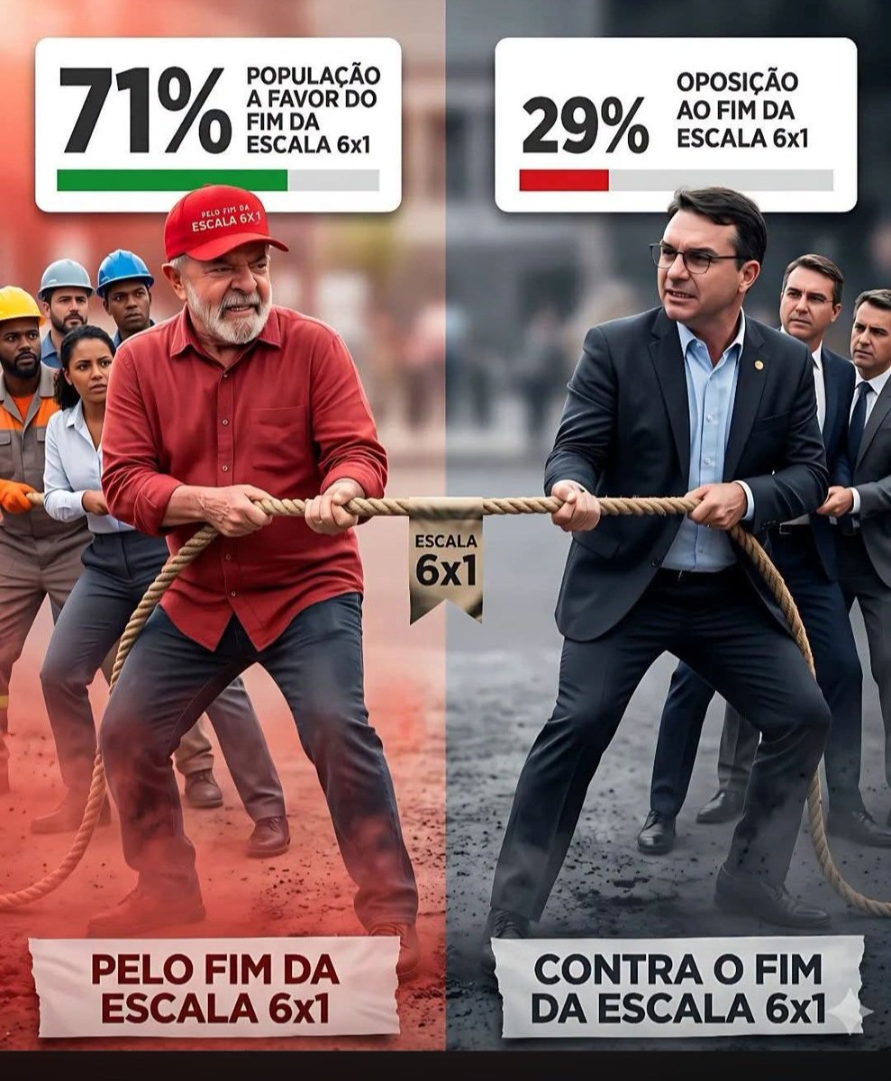 IdacioM's tweet photo. ⚠️O POVO QUE QUER O FIM DA ESCALA 6×1 DEVERIA VOTAR ASSIM TAMBÉM. ESSA ANALOGIA É UMA MÁXIMA E NÃO ENXERGAR ISSO É UM ERRO SEM VOLTA! https://t.co/SqlgO4dCGE