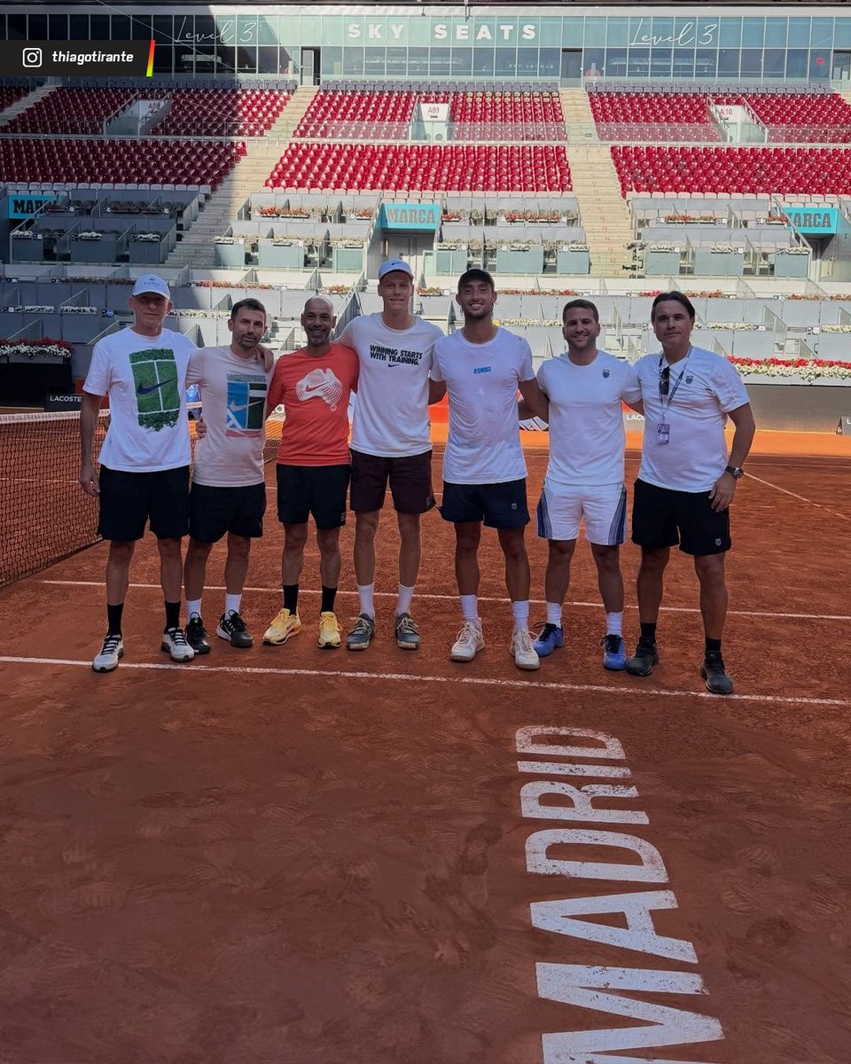 ESPNtenis's tweet image. Tranqui el entrenamiento que metió 🇦🇷 Thiago Tirante en #Madrid. 😮‍💨