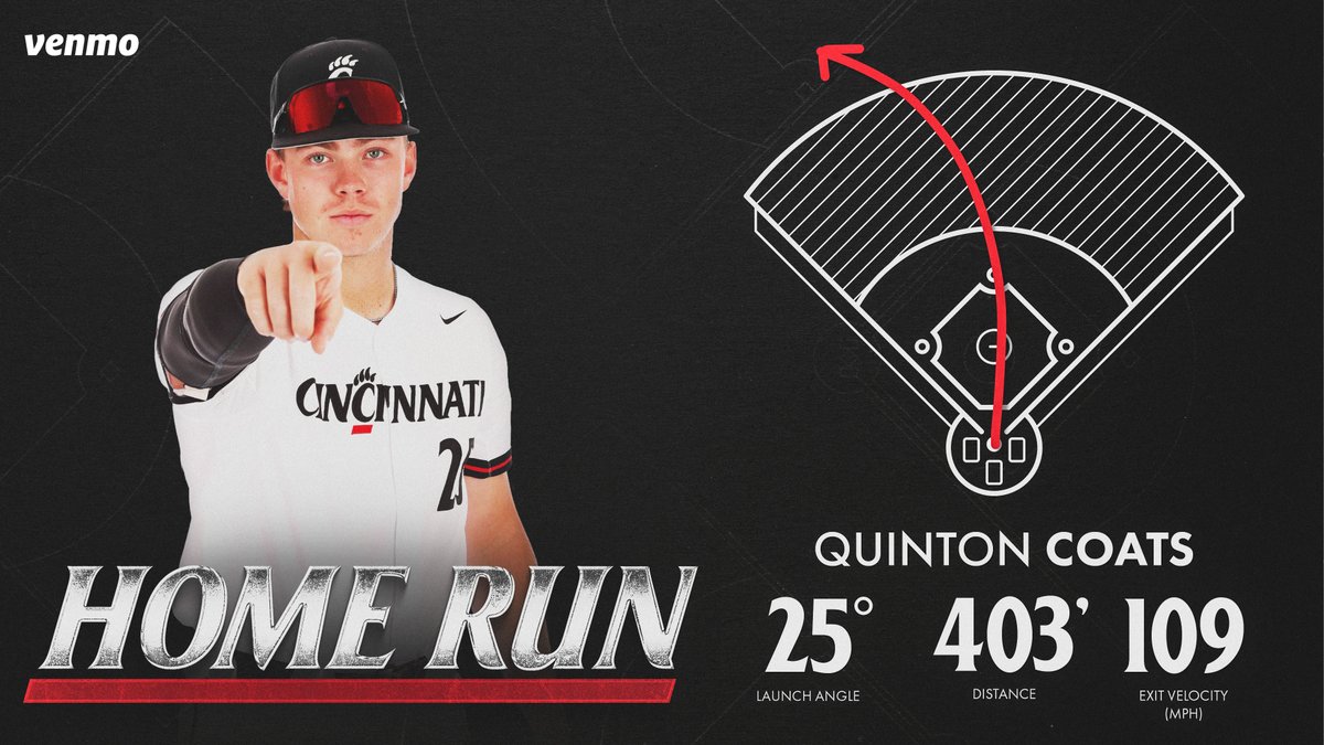 GoBearcatsBASE's tweet image. 🚀 to left center.

#Bearcats | #TenGames