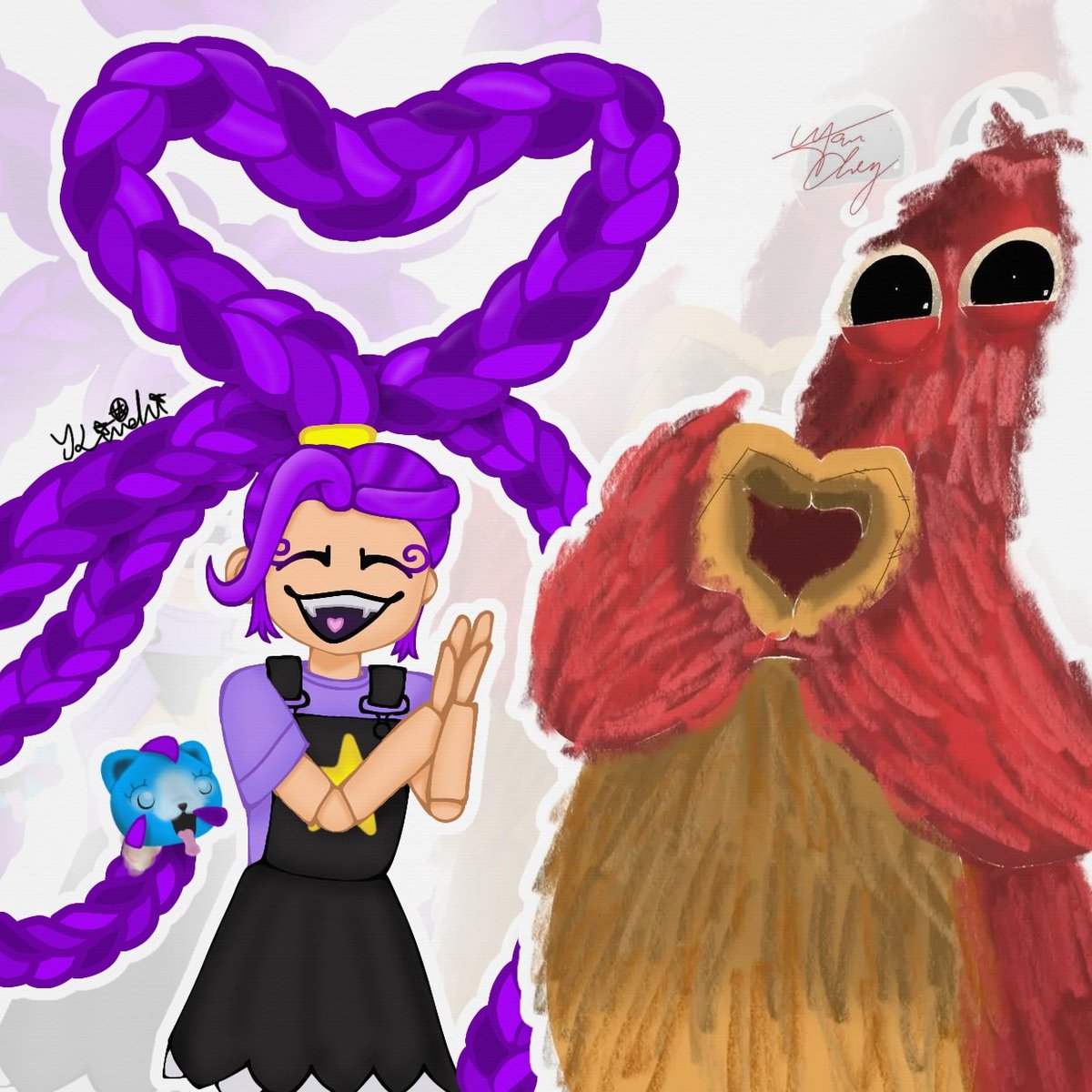 Kimchi_1110's tweet image. Forgot to post here 🫡
Duet with my friend on Instagram (14/3/2026)
.
.
.
#PoppyPlaytime #PoppyPlaytimeChapter5 #PoppyPlaytimefanart #lilylovebraids #chumchompkins #ibispaintx #ibispaint